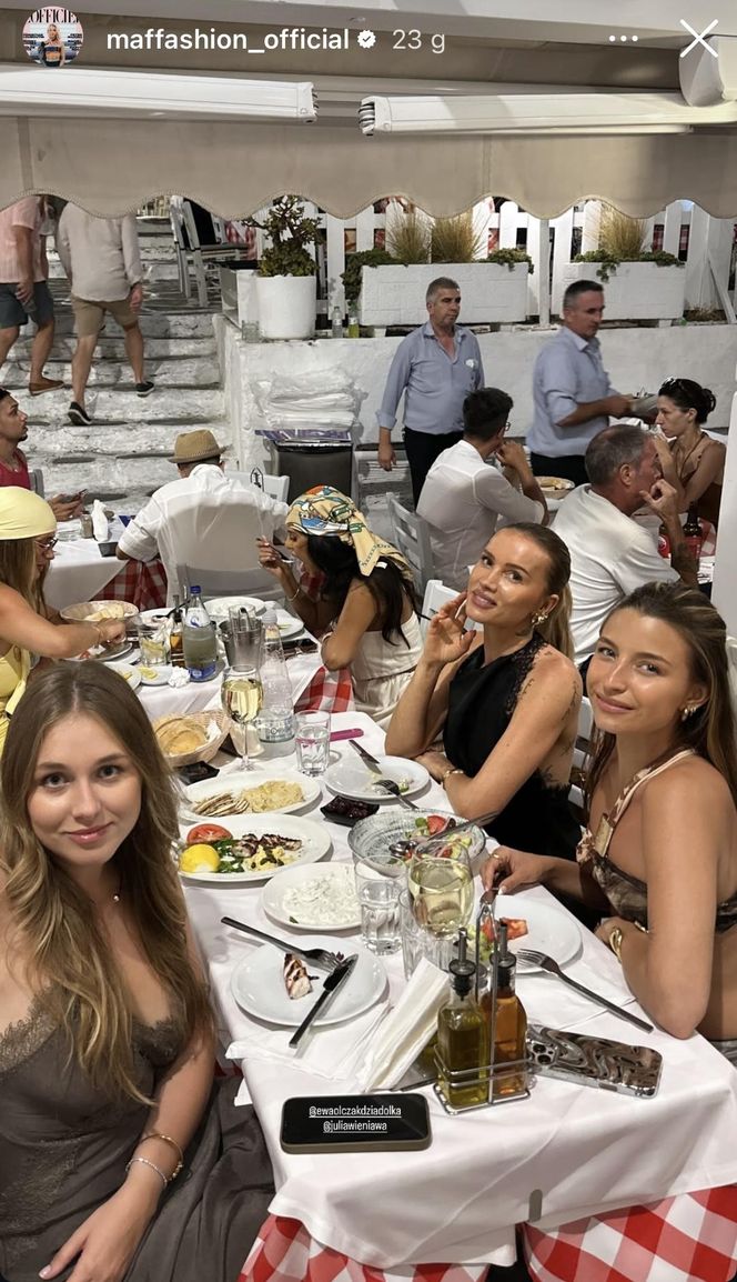 Julia Wieniawa i Maffashion na Mykonos w Grecji