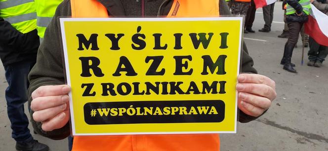 Protest rolników w Medyce 20.02.2024