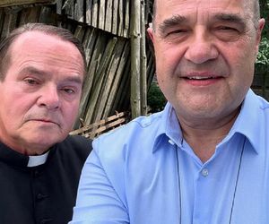 Cezary Żak i Piotr Pręgowski (wójt Kozioł i Pietrek z serialu Ranczo) prywatnie na Instagramie