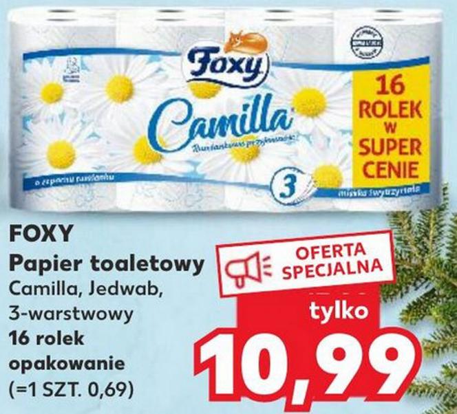 papier toaletowy  3 warstwowy Foxy w cenie 10,99 zł/ 16 rolek 