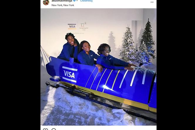 Pjongczang 2018 - kobieca drużyna bobslejów z Nigerii