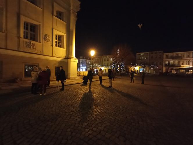 Strajk kobiet na rynku w Lesznie 