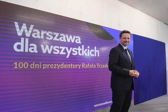 100 dni prezydentury Rafała Trzaskowskiego, konferencja