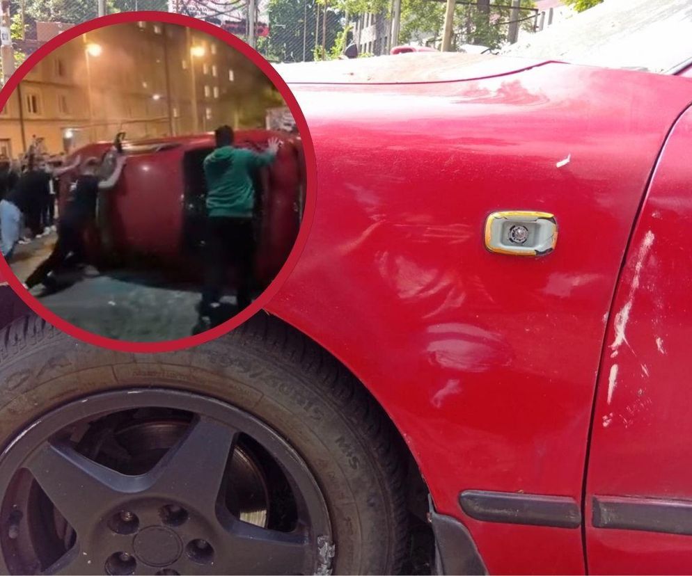 Zdewastowali auto na juwenaliach Politechniki Łódzkiej. Właścicielka szuka świadków