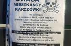 Protest mieszkańców Karczówki w Kielcach