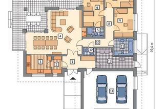 Projekt domu Nowe możliwości z katalogu Muratora - wizualizacje, plan, aranżacje