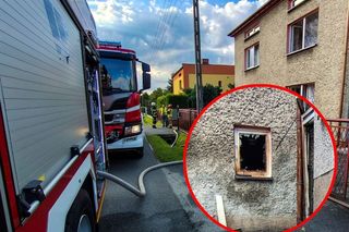 Wybuch gazu w Pszowie. 79-latek z poparzeniami zabrany śmigłowcem LPR do szpitala