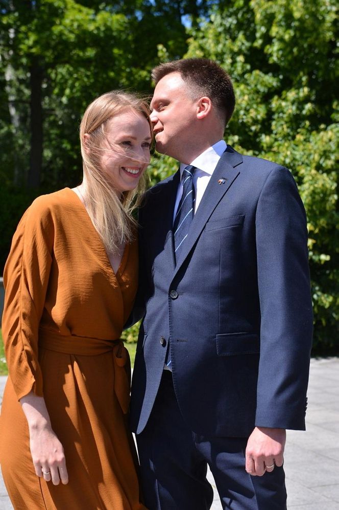 Urszula Brzezińska-Hołownia i Szymon Hołownia