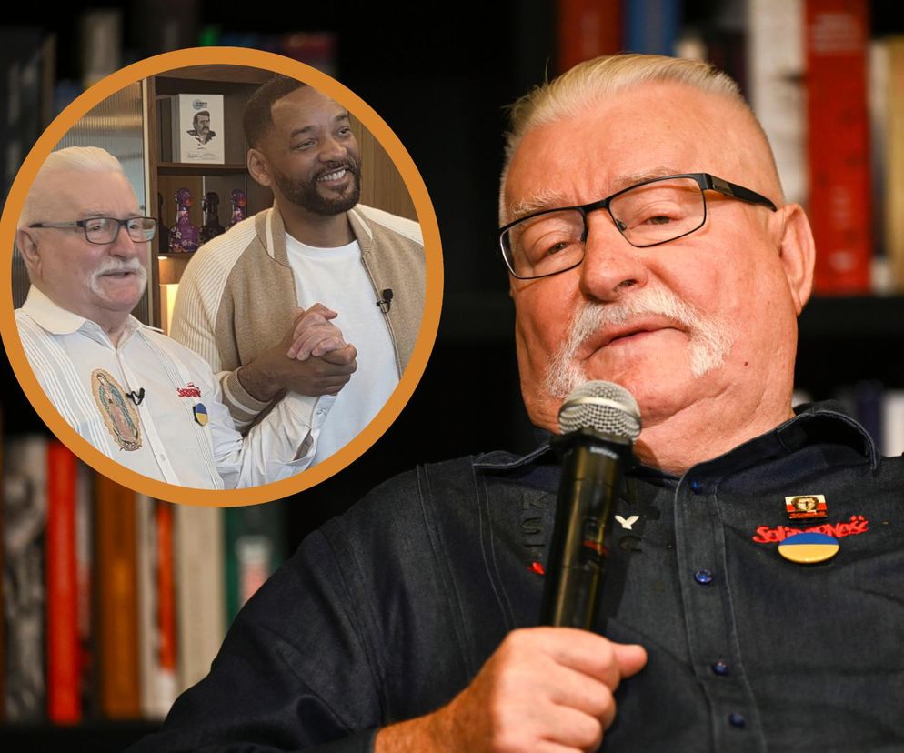 Co za spotkanie! Will Smith przybił piątkę z Lechem Wałęsą