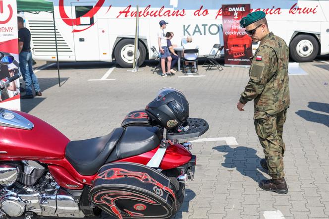 Parada motocyklistów w Dąbrowie Górniczej