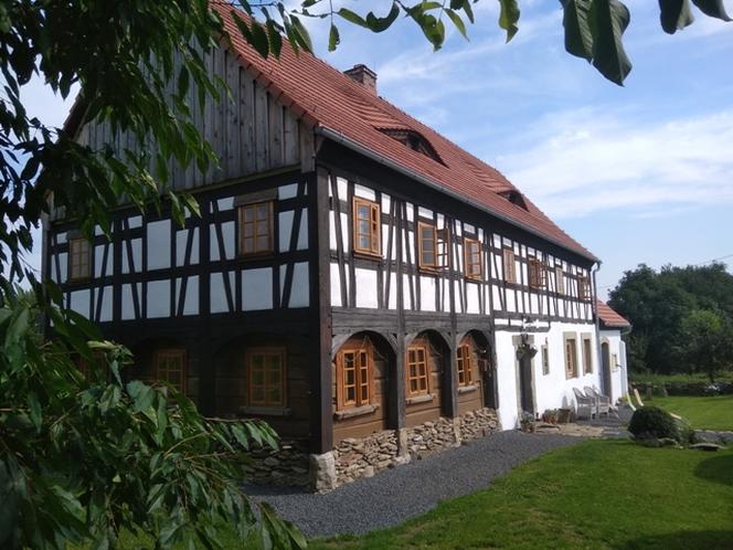Dom przysłupowy w Grabiszycach Średnich na Dolnym Śląsku