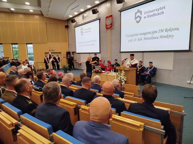 Inauguracja roku akademickiego 2025/2026 w murach Uniwersytetu w Siedlcach