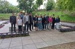 Odtworzenie zdjęcia z lat 30 pod wieżą Klimek w Grudziądzu 