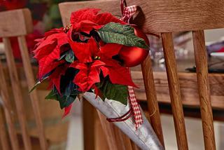 Ciekawy pomysł na dekorację świątecznego stołu gwiazdą betlejemską