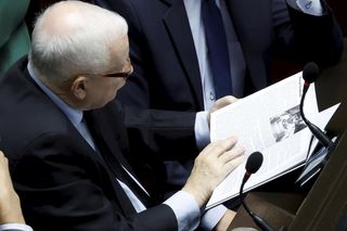 Jarosław Kaczyński. 18. posiedzenie Sejmu X kadencji