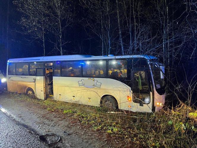 Wypadek autokaru z pracownikami Amazona