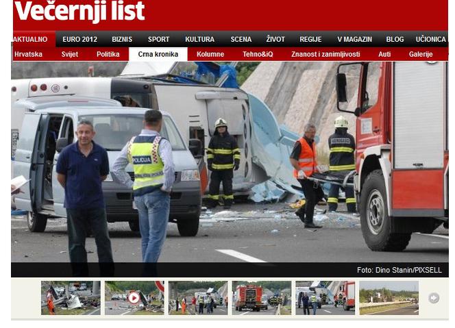 CHORWACJA: KATASTROFA czeskiego AUTOBUSU. Zginęło 7 osób