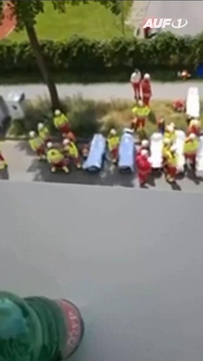 Strzelanina w szkole w Austrii. Przerażające nagrania