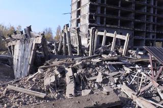 Wyburzanie Szkieletora w Sosnowcu