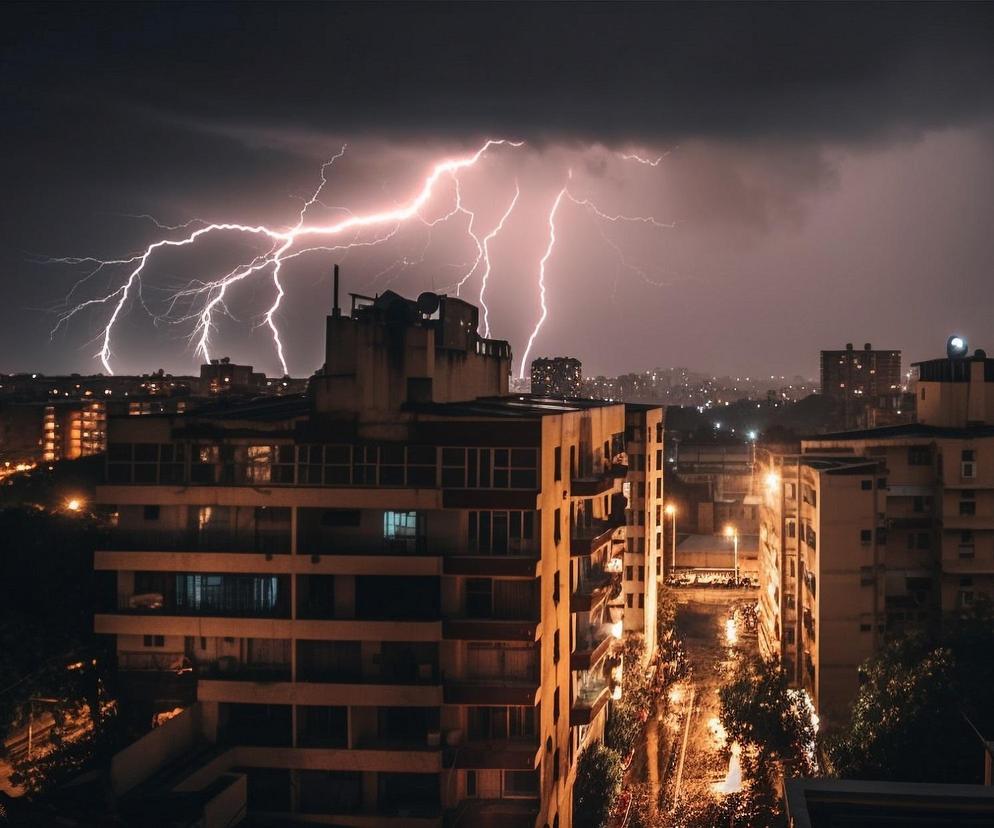 IMGW ostrzega przed burzą z gradem w Krakowie