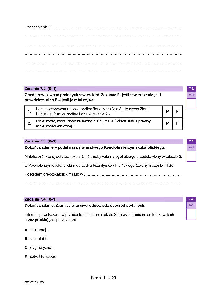 Matura 2023 WOS rozszerzony - arkusze CKE formuła 2023