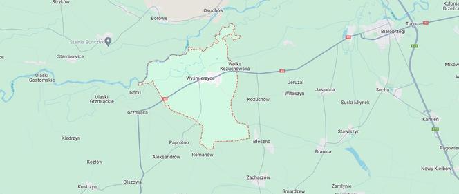 1. Wyśmierzyce - 877 mieszkańców