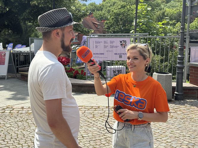 Tłumy przyjezdnych i uśmiechy na twarzach. Wakacyjny patrol Eska Summer City na olsztyńskiej Starówce