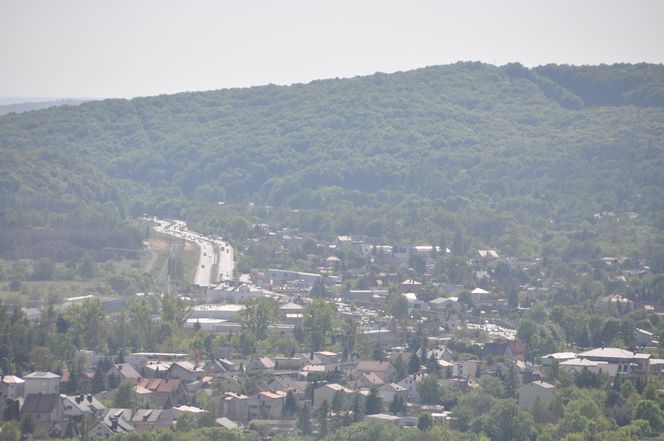 Widok na Kielce z Karczówki