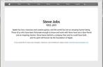Steve Jobs nie żyje - zmieniony wygląd Apple.com