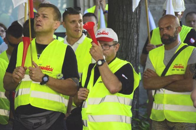 górnicy jsw solidarność protest