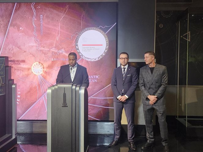 Lewandowski rozświetlił Empire State Building