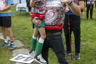 Szymon Wydra z synkiem Rysiem