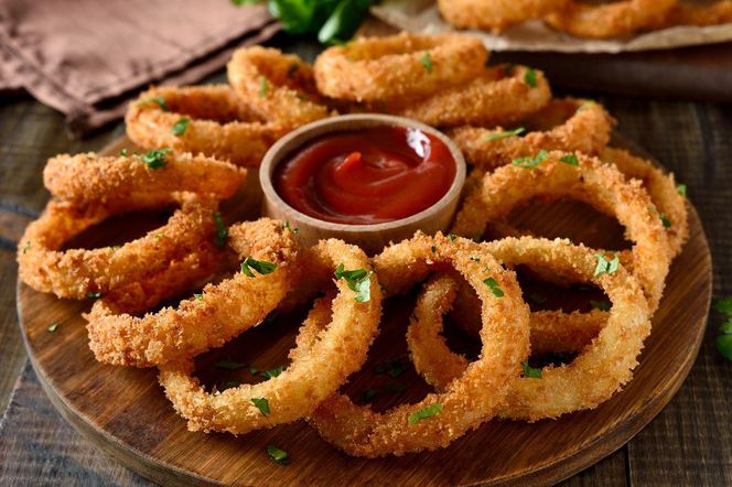 krążki cebulowe z Air Fryera