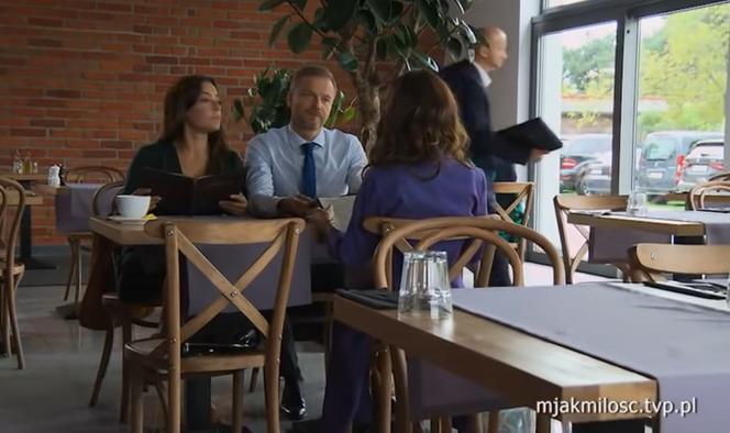 M jak miłość. Magda (Anna Mucha), Anka (Weronika Rosati), Andrzej Budzyński (Krystian Wieczorek)