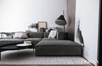 Projekt mieszkania na Żoliborzu: wnętrze w stylu modern