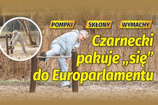Tak europoseł Czarnecki szykuje formę przed eurowyborami [ZDJĘCIA PAPARAZZI]