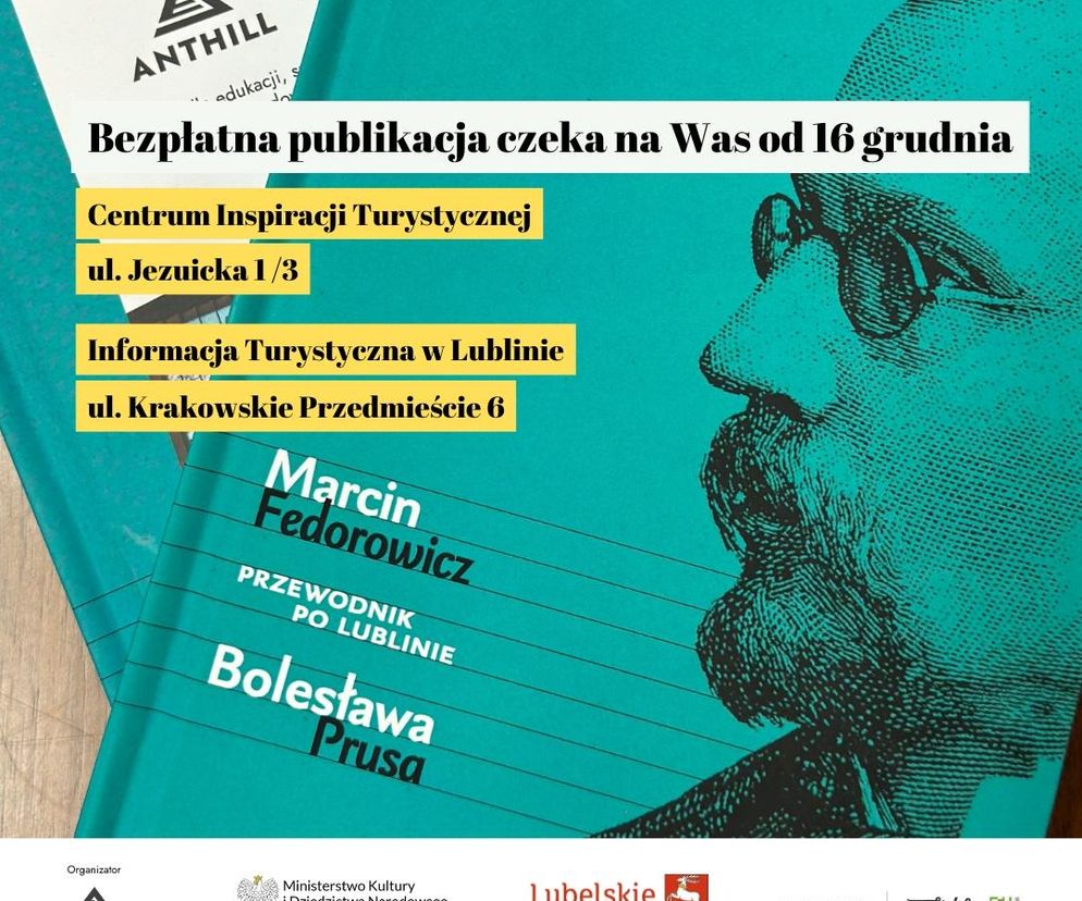  Przewodnik Śladami Bolesława Prusa po Lublinie - plakat 