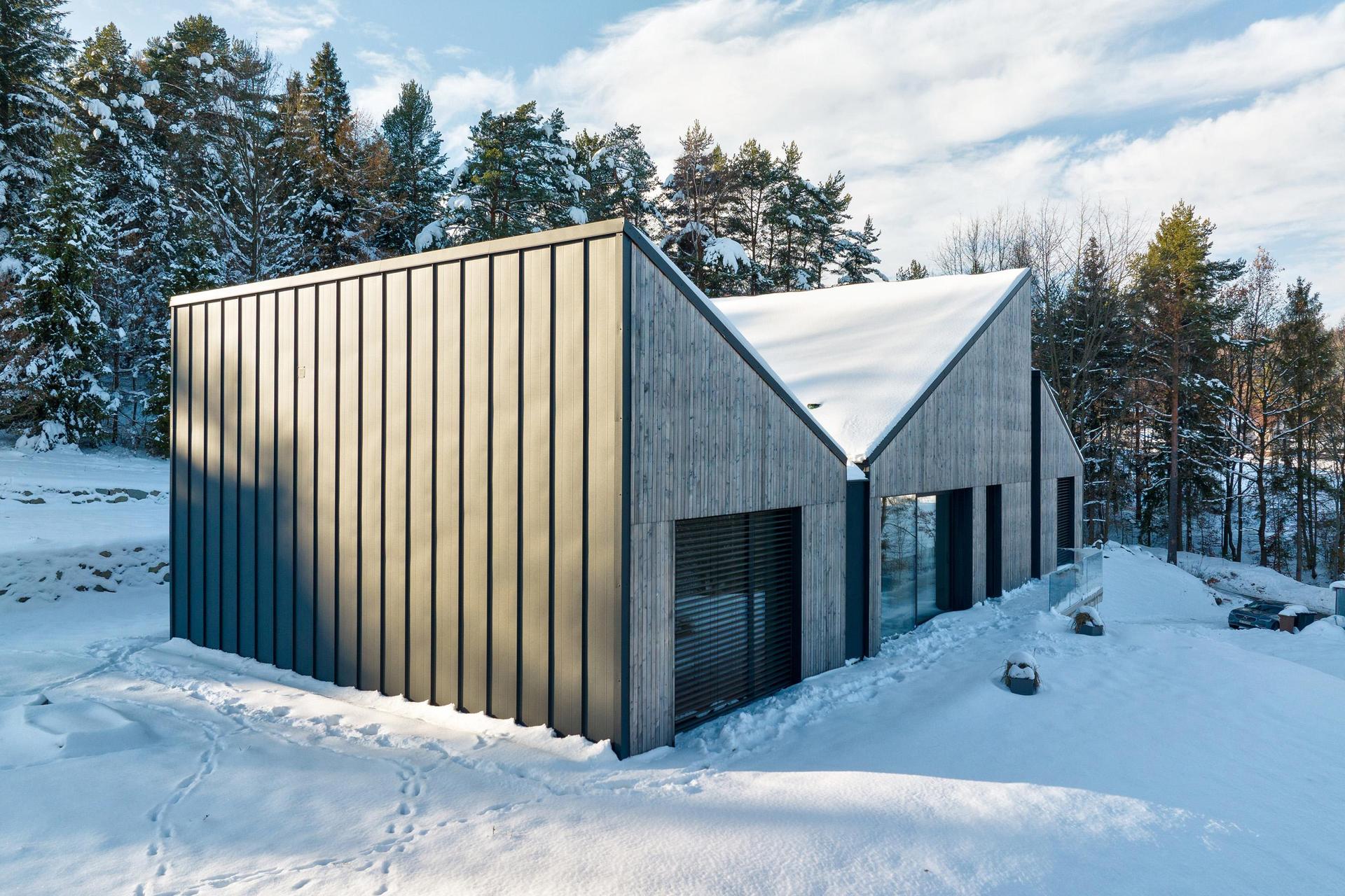 Dom ukryty w Beskidach