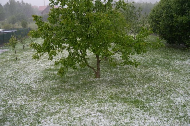 Burze i gradobicie w Polsce