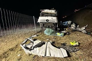 Tragiczny wypadek na Podkarpaciu. Z TIR-a zostały tylko strzępy 