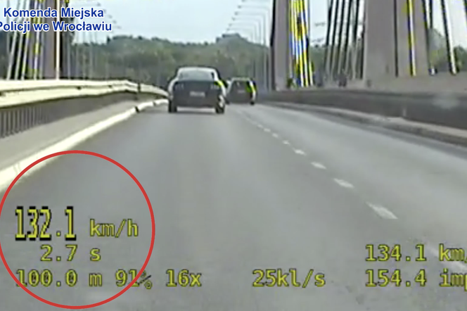 Wypożyczonym Mustangiem pędziła 132 km/h przez Wrocław