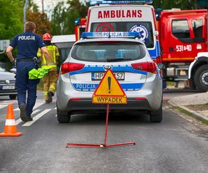 Karambol na S8 w Warszawie. Lądował śmigłowiec LPR. Zderzenie ośmiu pojazdów przed mostem