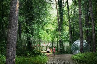 Wizualizacja nowych atrakcji na Miejskiej Górze w Starym Sączu