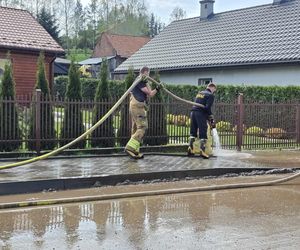 Pawłosiów po powodzi.