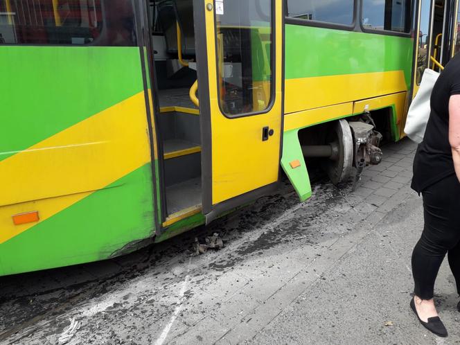 Zderzenie tramwajów na ulicy Hetmańskiej; są ranni