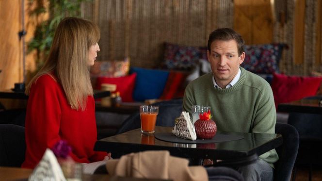 Barwy szczęścia, odc. 3207. Agnieszka (Katarzyna Tlałka), Łukasz (Michał Rolnicki)