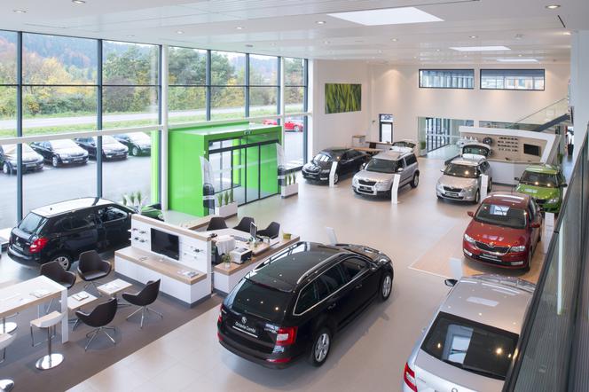 salon sprzedaży aut, rynek motoryzacyjny