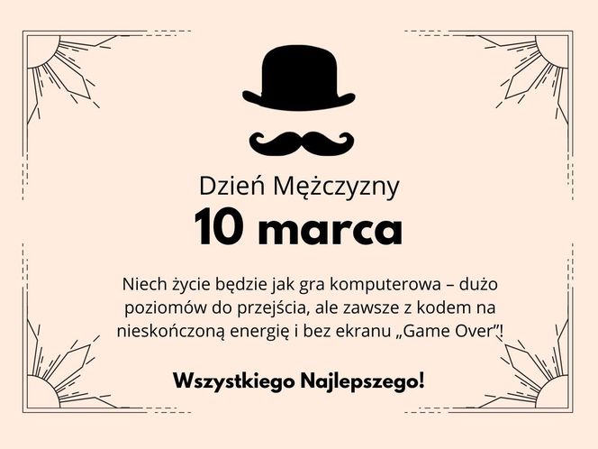 Dzień Mężczyzny - śmieszne życzenia i wierszyki