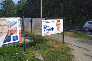 Banery wyborcze w Poznaniu