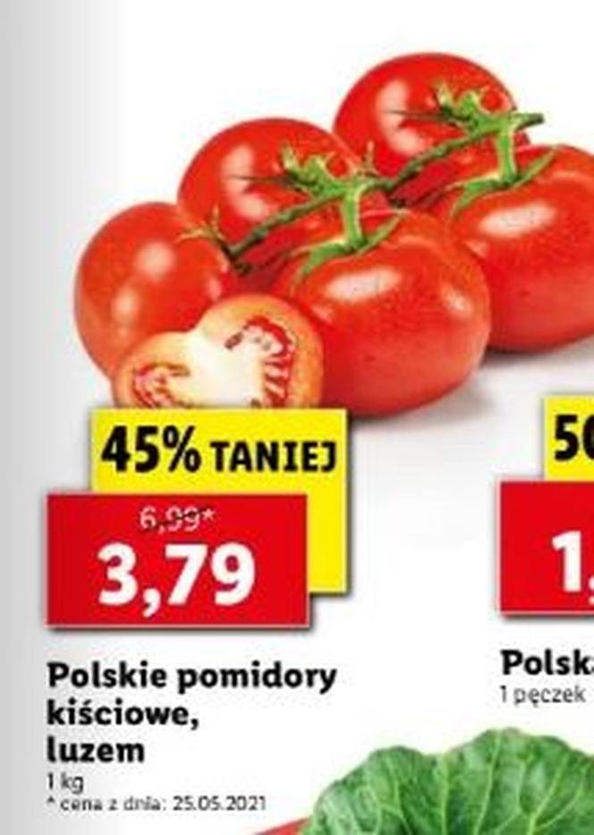 Pomidory za 3,79 zł